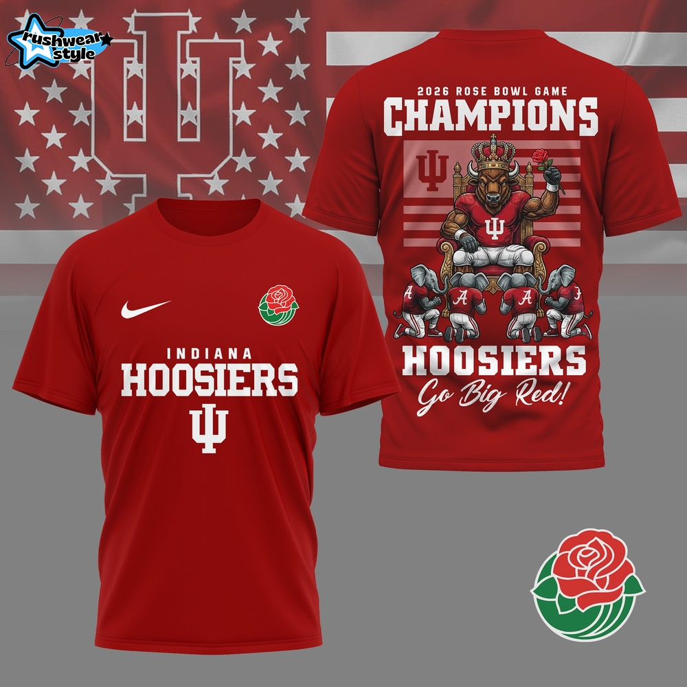 Indiana Hoosiers | Premium NCAA 2026 Rose Bowl Game Champions Shirt NY Indiana Hoosiers | Premium NCAA 2026 Rose Bowl Game Champions Shirt NY