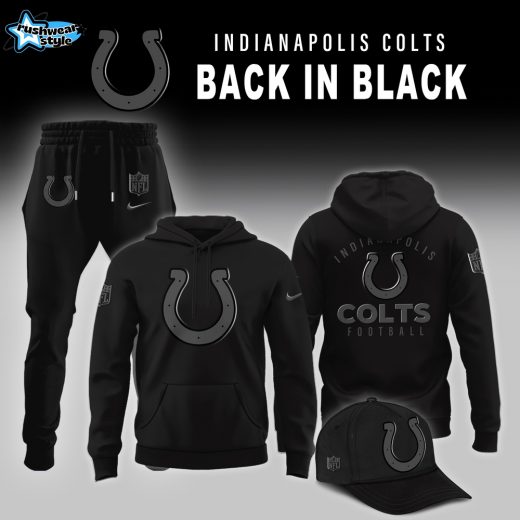 Indianapolis Colts 2025 Back In Black Limited Edition Hoodie