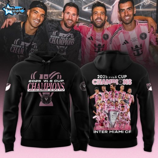 Inter Miami CF 2025 MLS Cup Champions Locker Room Hoodie
