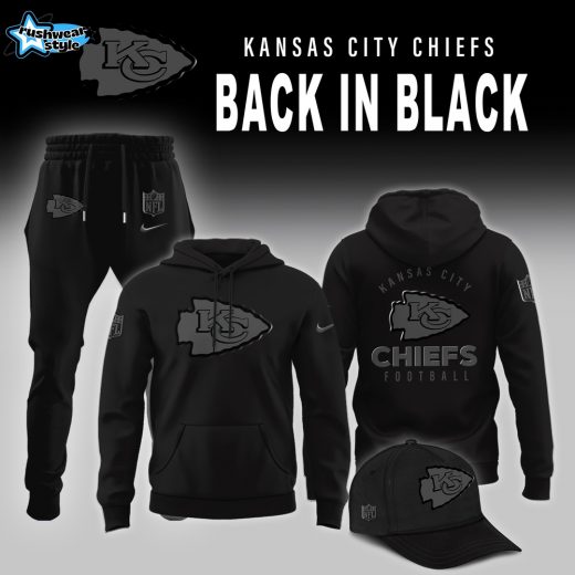 Kansas City Chiefs 2025 Back In Black Limited Edition Hoodie