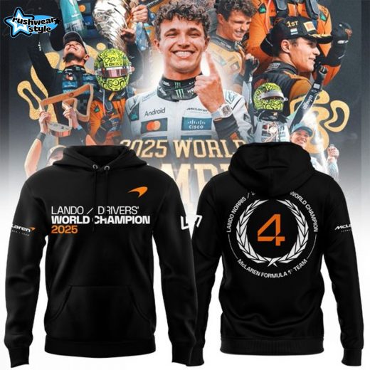 Lando Norris 2025 Drivers’ World Champion Hoodie