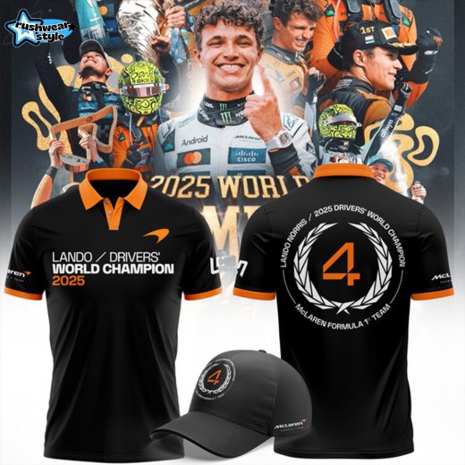 Lando Norris 2025 Drivers’ World Champion Polo