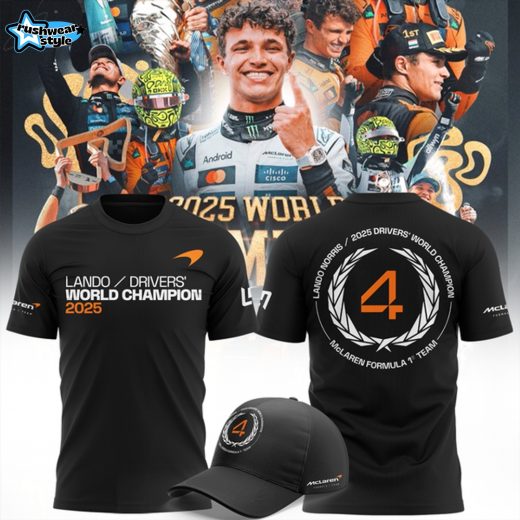 Lando Norris 2025 Drivers’ World Champion Unisex Tee
