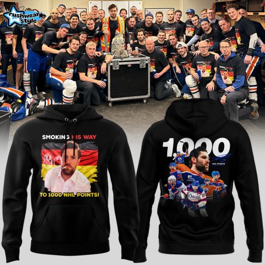 Leon Draisaitl Edmonton Oilers “1,000 Career NHL Points” Hoodie