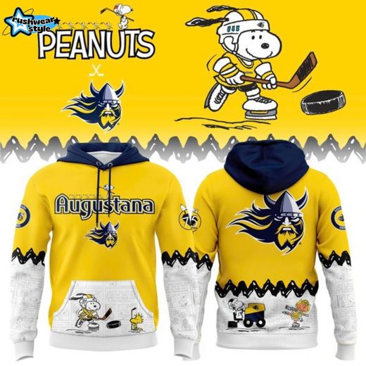 Limited Edition Augustana Vikings '' Peanuts Night '' Snoopy Hoodie