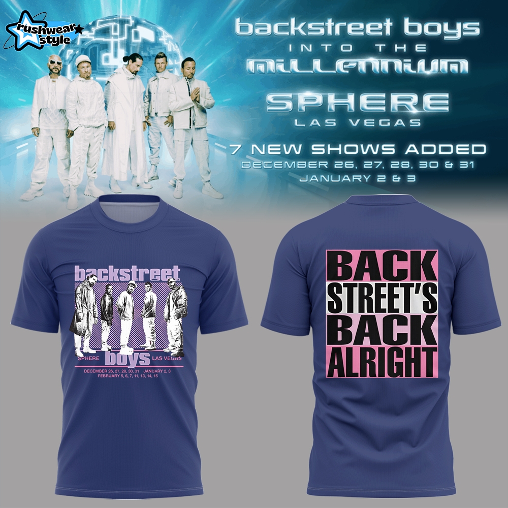 Limited Edition Backstreet’s Back Into the Millennium Shirt Limited Edition Backstreet’s Back Into the Millennium Shirt