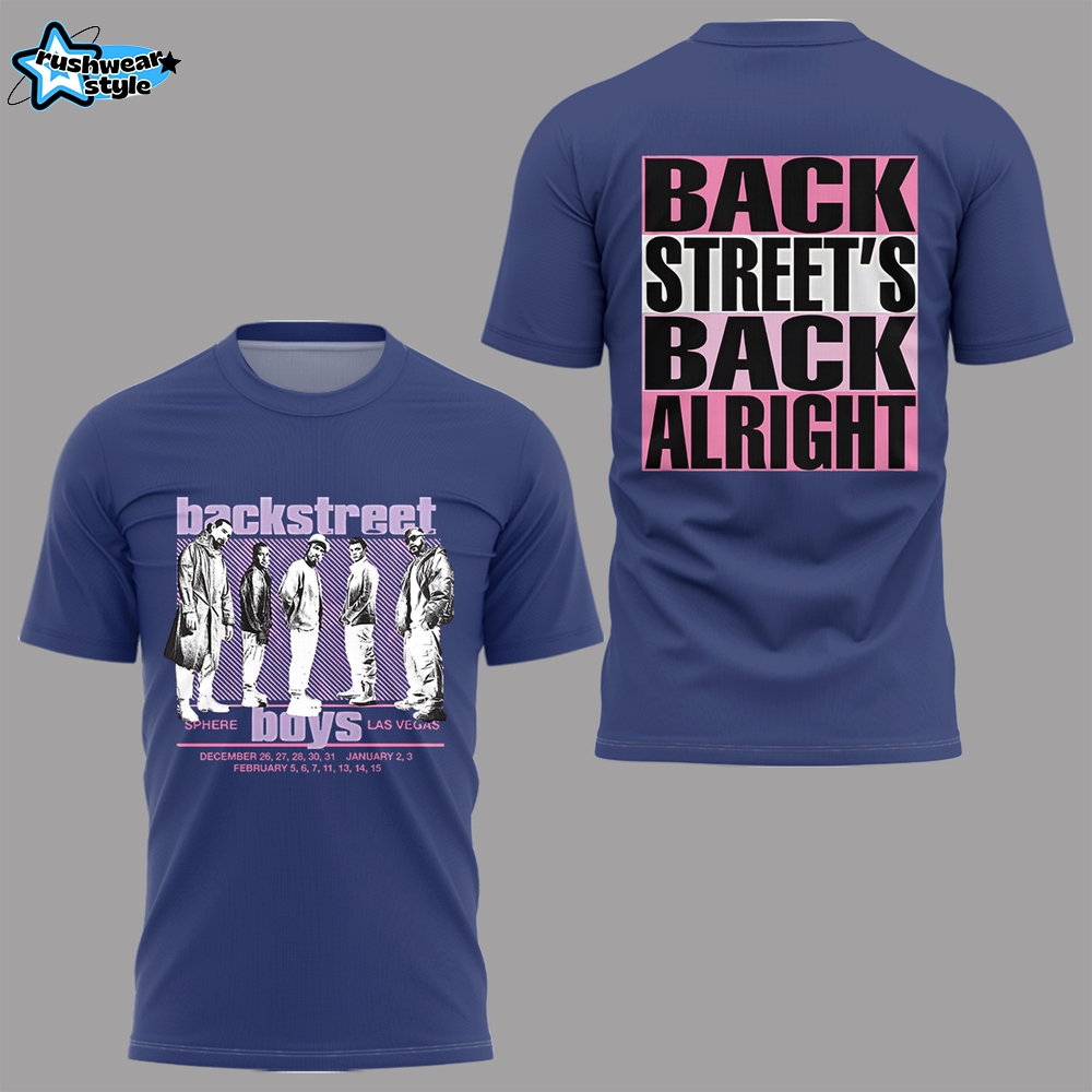 Limited Edition Backstreet’s Back Into the Millennium Shirt Limited Edition Backstreet’s Back Into the Millennium Shirt