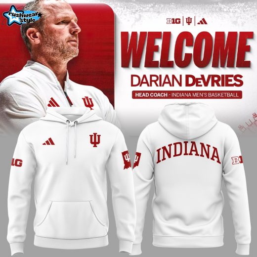 Limited Edition Coach Darian DeVries Indiana Men’s Basketball Hoodie