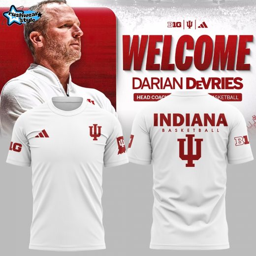 Limited Edition Coach Darian DeVries Indiana Men’s Basketball TShirt