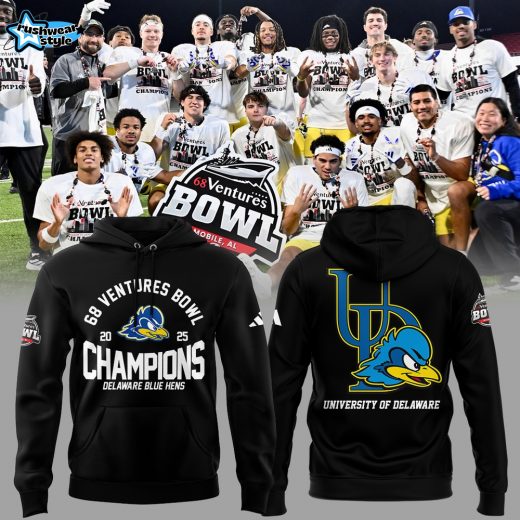Limited Edition Delaware 68 Ventures Bowl Champions Hoodie