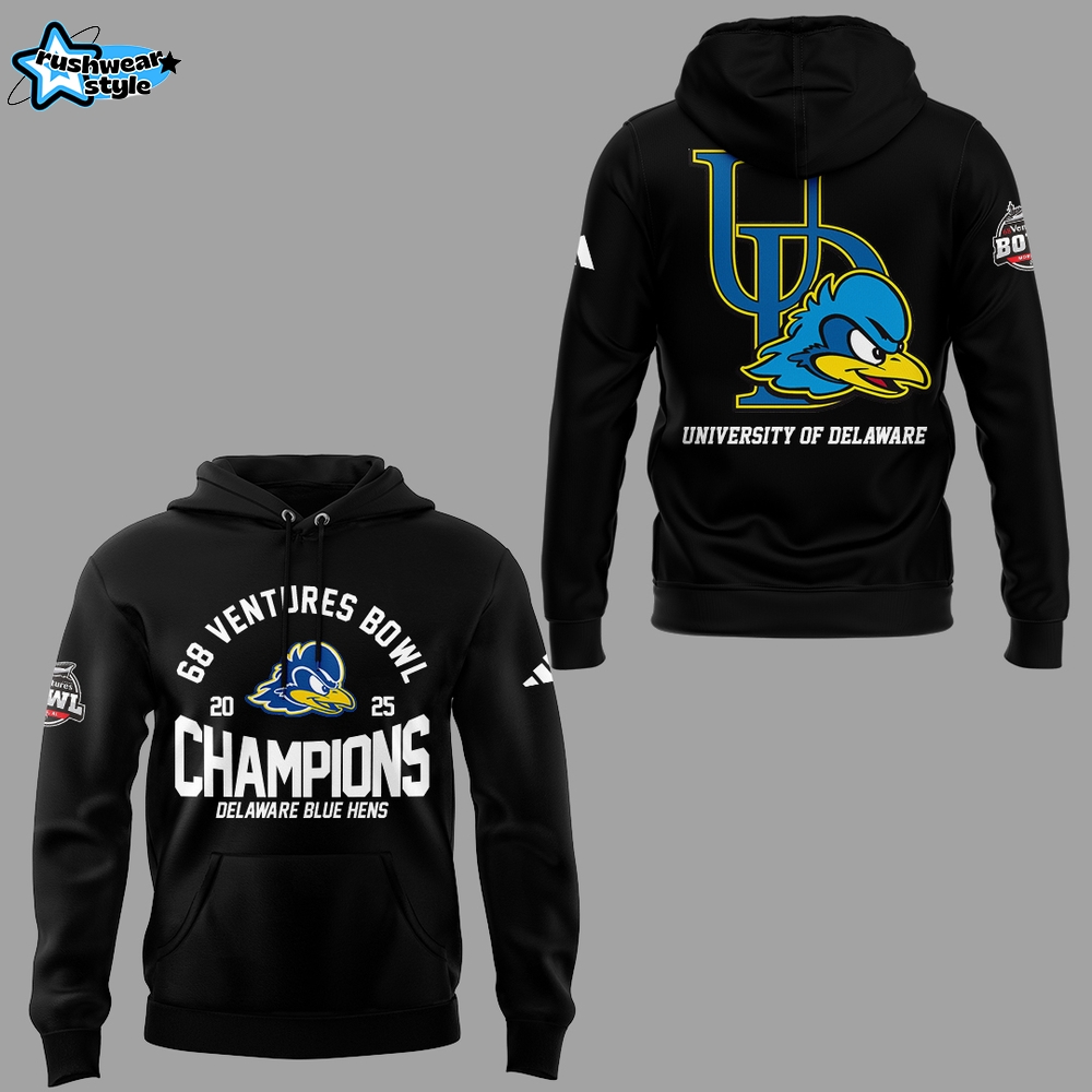 Limited Edition Delaware 68 Ventures Bowl Champions Hoodie Limited Edition Delaware 68 Ventures Bowl Champions Hoodie