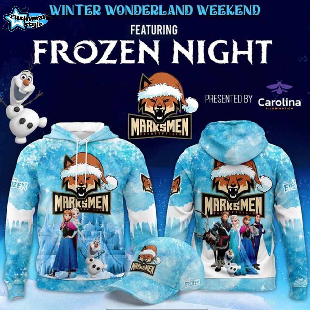 Limited Edition Fayetteville Marksmen '' Frozen Night '' Hoodie Limited Edition Fayetteville Marksmen '' Frozen Night '' Hoodie