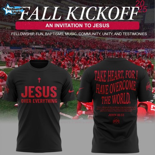 Limited Edition JESUS Over Everything Black TShirt