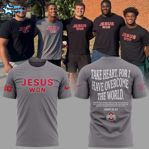 Limited Edition JESUS WON Gray TShirt