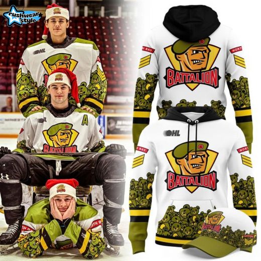 Limited Edition North Bay Battalion'' Teddy Bear Toos '' Hoodie