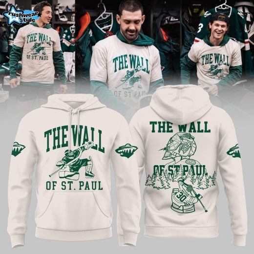 Limited Edition The Wall of ST.Paul – Minnesota Wild Hoodie