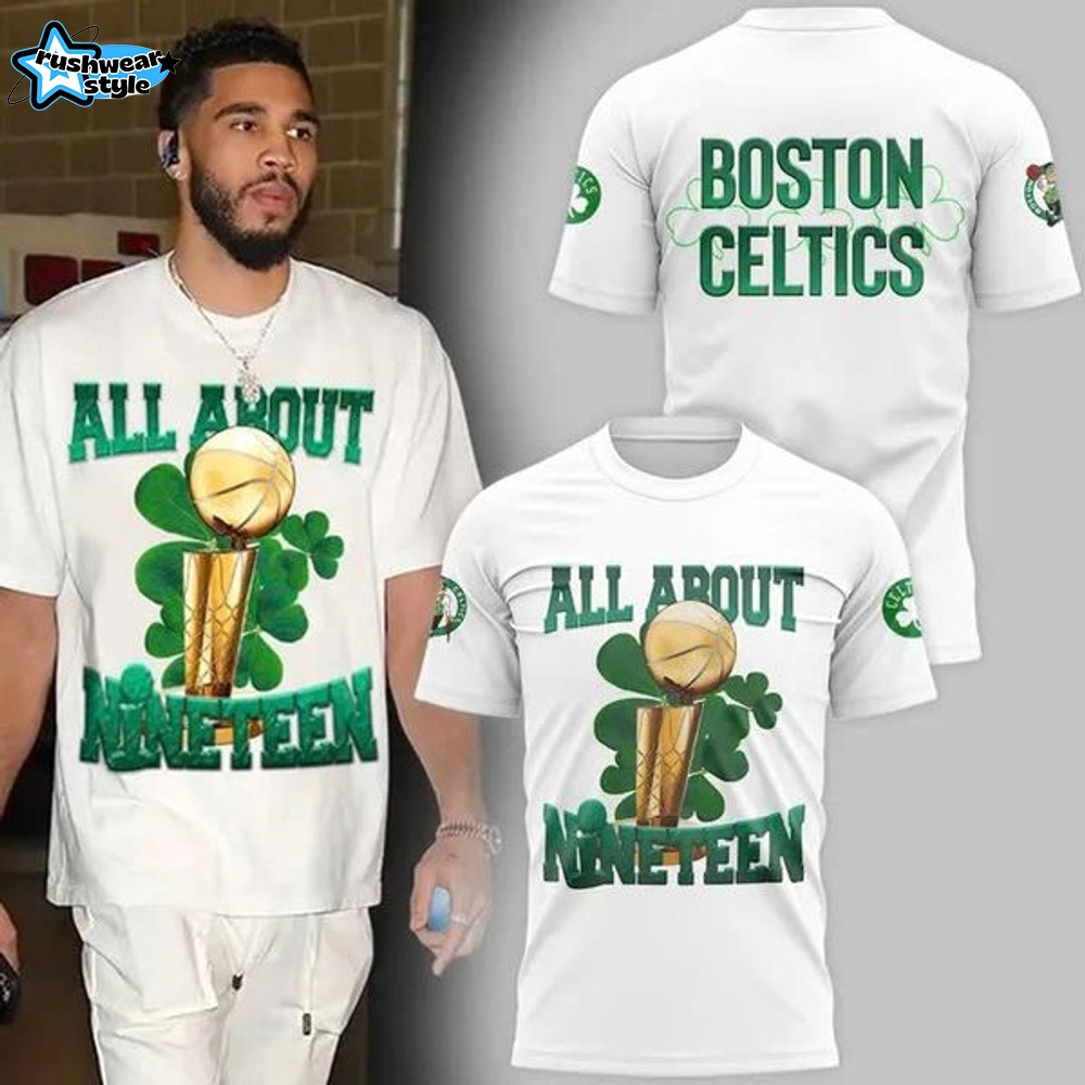 Limited edition Boston Celtics "All About Nineteen" T-shirt Limited edition Boston Celtics "All About Nineteen" T-shirt