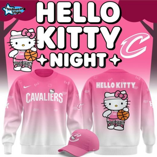Limited edition Sweatshirt Cleveland Cavaliers x Hello Kitty for fans