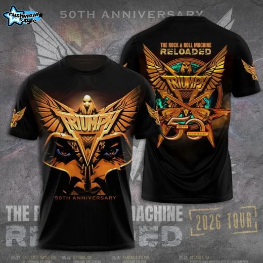 Limitted Edition Triumph Tour 2026 3D T-Shirt