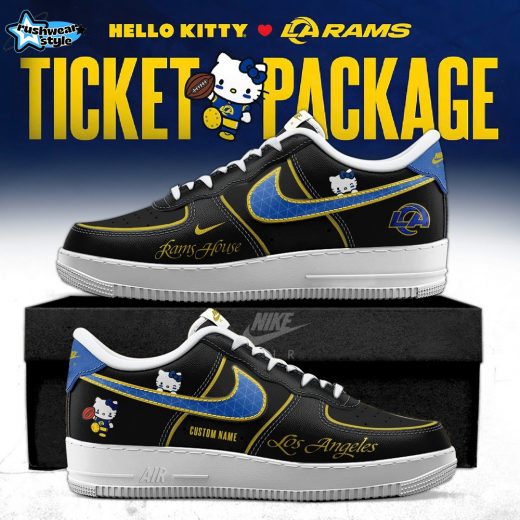 Los Angeles Rams x Hello Kitty Limited Edition AF1 Sneakers