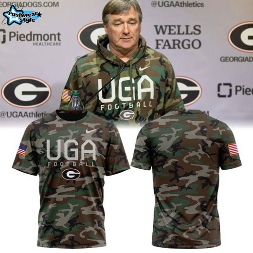 Men's Nike Camo Georgia Bulldogs UGA Football T-Shirt