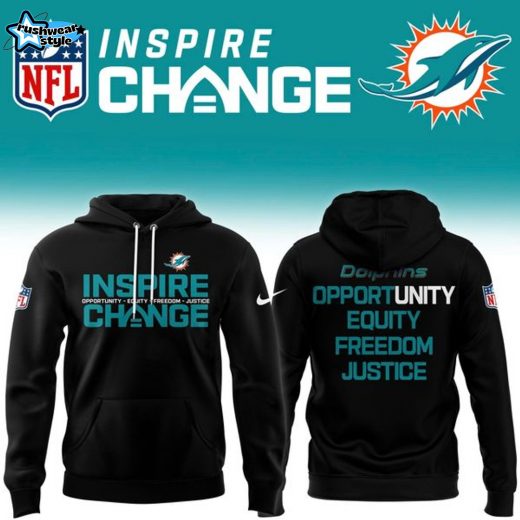 Miami Dolphins 2025 Inspire Change Hoodie