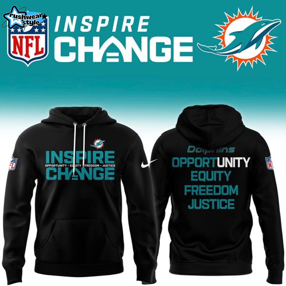 Miami Dolphins 2025 Inspire Change Hoodie Miami Dolphins 2025 Inspire Change Hoodie