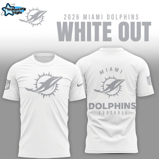 Miami Dolphins 2026 White Out Limited Edition Shirt