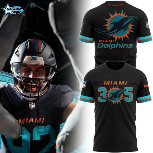 Miami Dolphins 305 Nike Rivalries uniforms Hoodie T-shirt