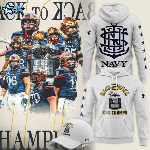 Navy Football BACK TO BACK Hoodie
