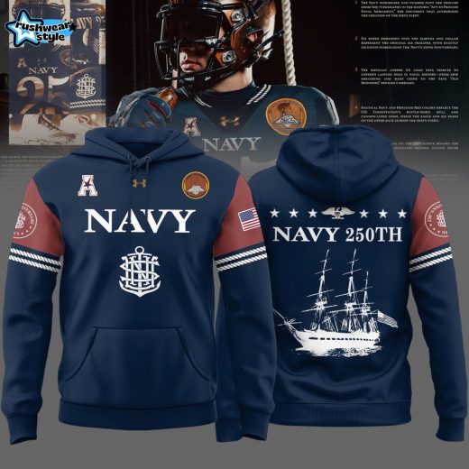 Navy Midshipmen 250th Anniversary Uniform Special Edition Hoodie