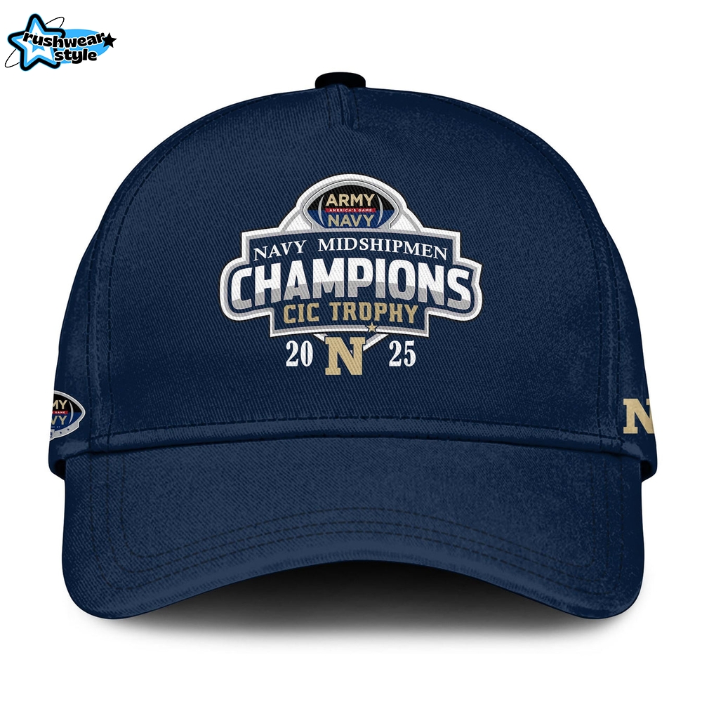 Navy Midshipmen – Back-to-Back CIC Trophy Champions 2025 Shirt Navy Midshipmen – Back-to-Back CIC Trophy Champions 2025 Shirt