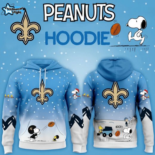 New Orleans Saints Football Peanuts Hoodie 2025-3D Unisex Hoodie