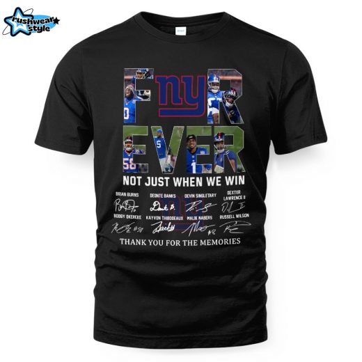New York Football Forever Fan Tee - Not Just When We Win