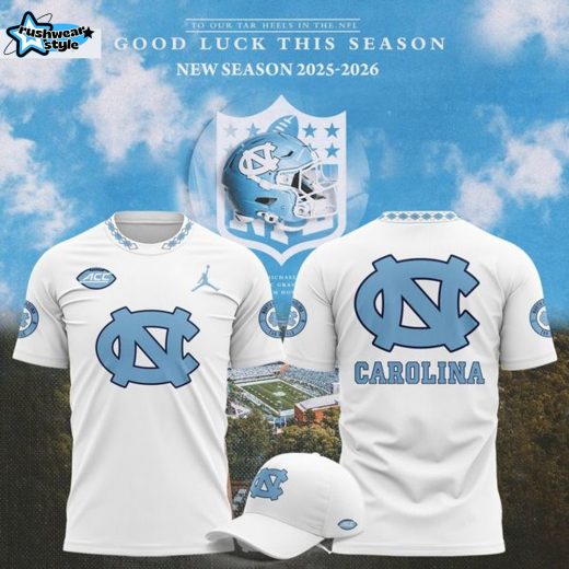 North Carolina Tar Heels New 2025-2026 T-Shirt