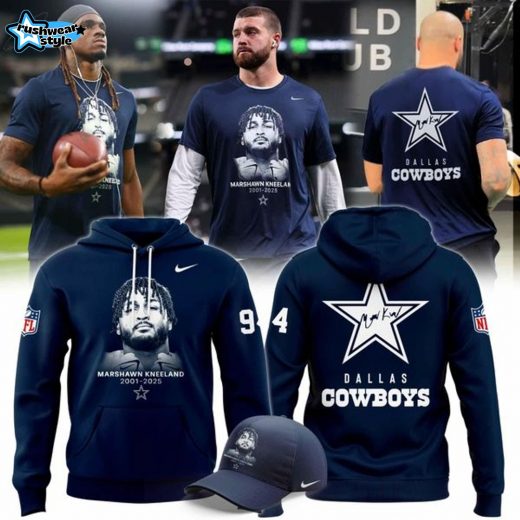 Official Rip Marshawn Kneeland 2001-2025 Dallas Cowboys Hoodie