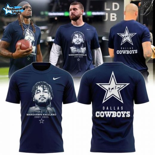 Official Rip Marshawn Kneeland 2001-2025 Dallas Cowboys T-Shirt