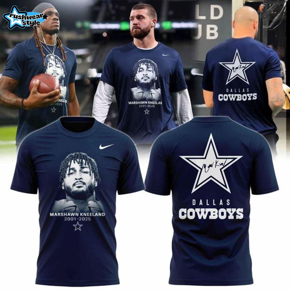 Official Rip Marshawn Kneeland 2001-2025 Dallas Cowboys T-Shirt Official Rip Marshawn Kneeland 2001-2025 Dallas Cowboys T-Shirt