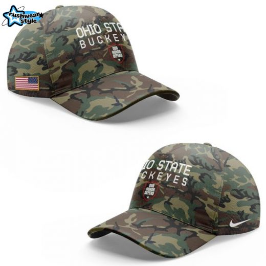 Ohio State Football Military Appreciation Camo Cap