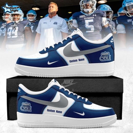 Old Dominion Monarchs Football Special Edition AF1 Sneakers
