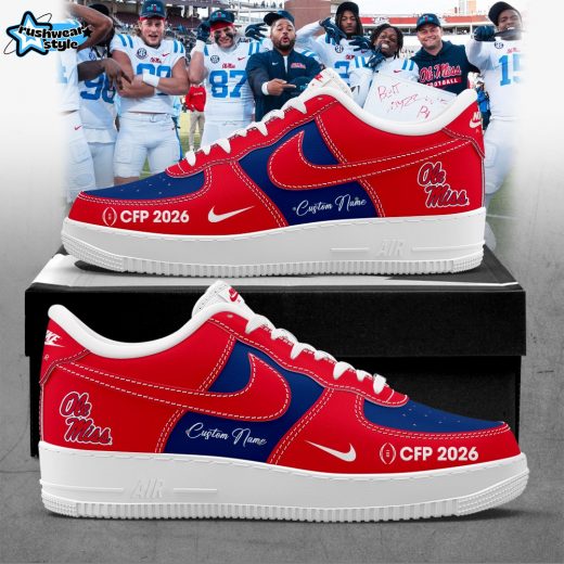 Ole Miss 2026 CFP Custom Name Shoes AF