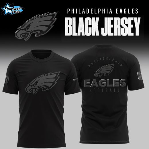 Philadelphia Eagles 2025 Back In Black Limited Edition Tshirt