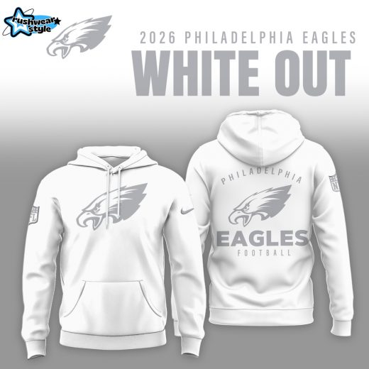 Philadelphia Eagles 2026 White Out Limited Edition Hoodie