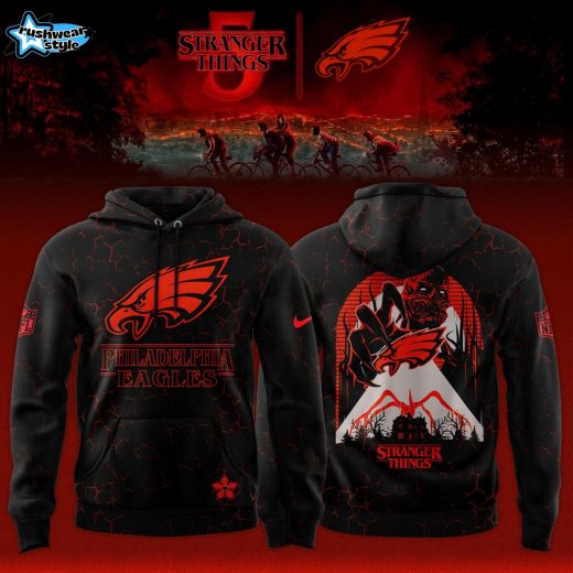 Philadelphia Eagles x Stranger Things Limited Edition Hoodie