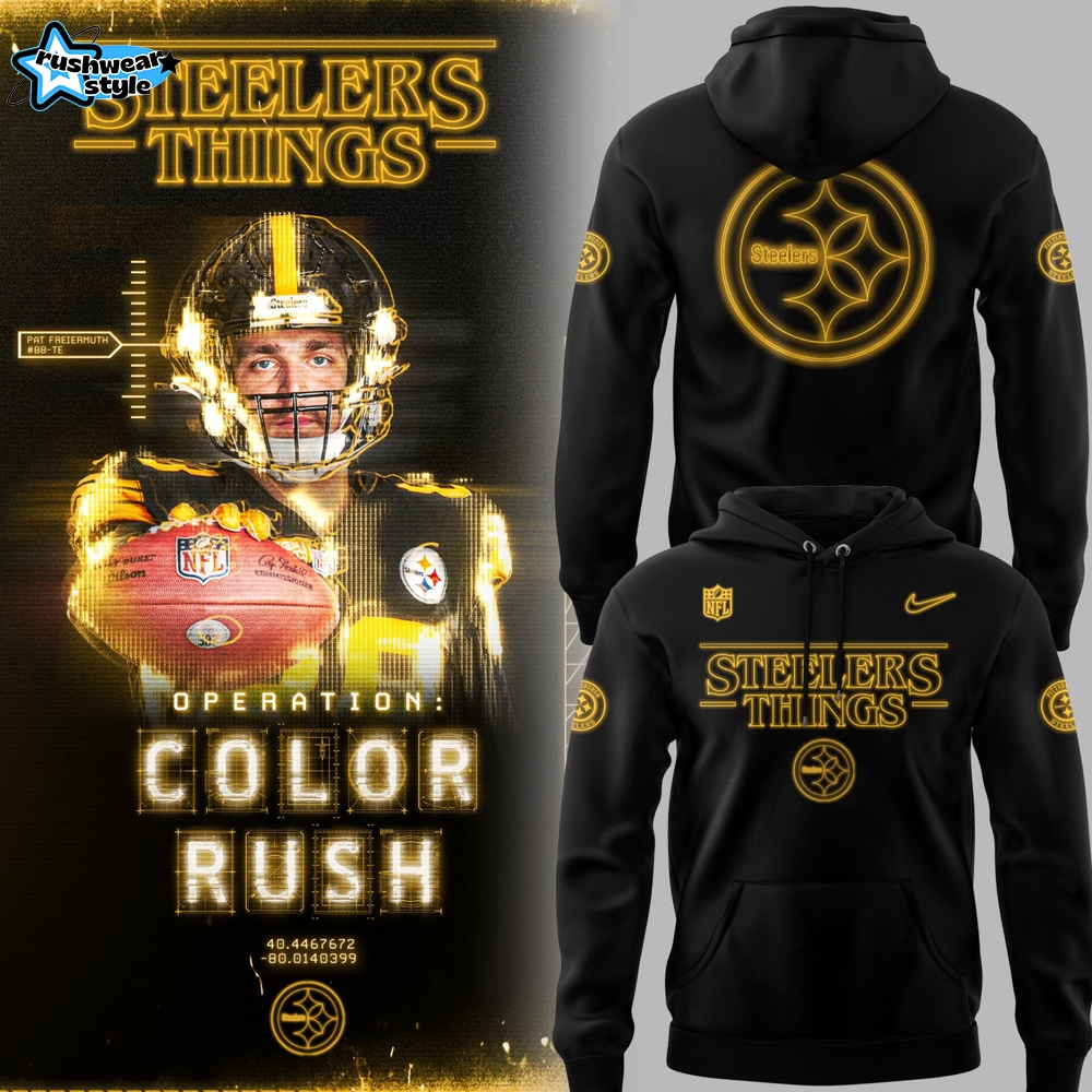 Pittsburgh Steelers π Stranger Things Limited Edition Hoodie Pittsburgh Steelers π Stranger Things Limited Edition Hoodie