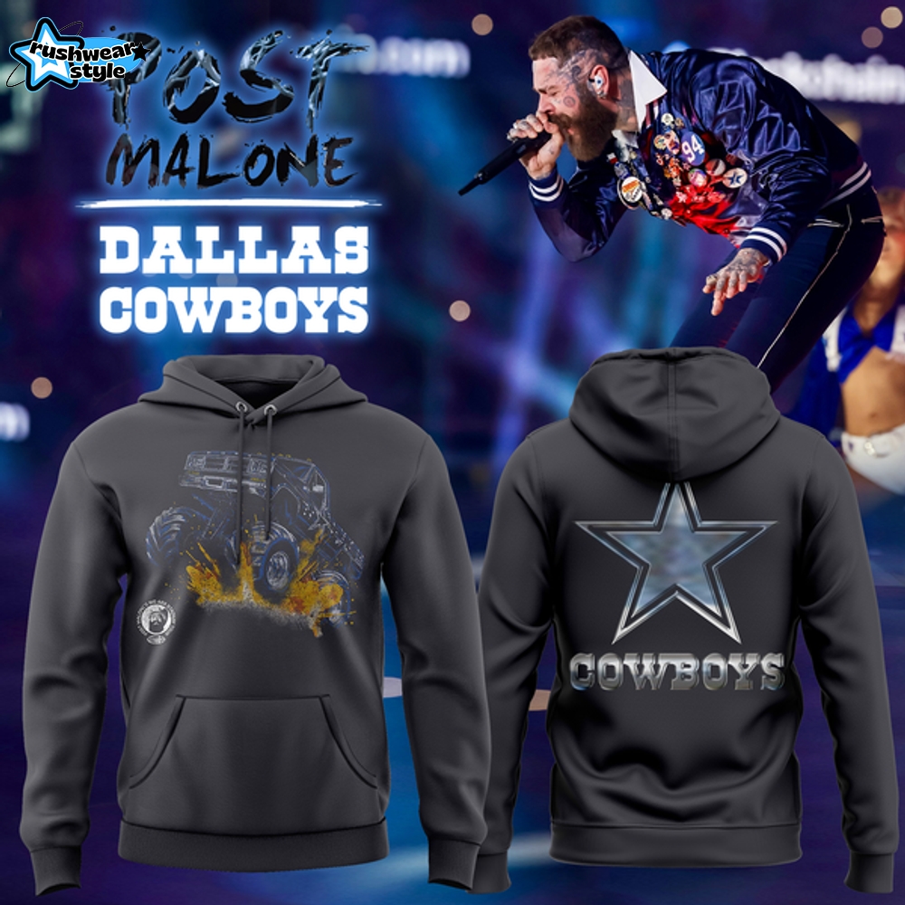 Post Malone X Dallas Cowboys Doomsday Defense Hoodie-V4 Post Malone X Dallas Cowboys Doomsday Defense Hoodie-V4