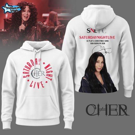 Premium CHER Saturday Night Live 3D Hoodie - White