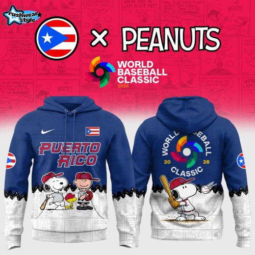 Puerto Rico Baseball x Peanut 2026 World Baseball Classic Hoodie