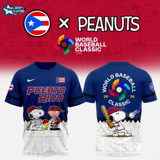 Puerto Rico Baseball x Peanut 2026 World Baseball Classic Tshirt