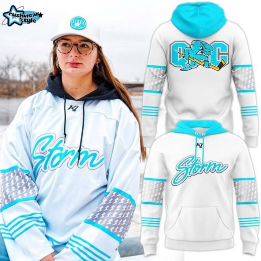 Quad City Storm Winter Classic Whiteout Hoodie